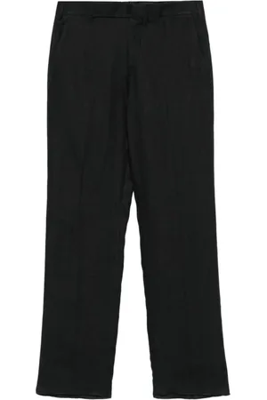 LARDINI Straight Trousers, male, , Size: M Trousers with Concealed Fastening