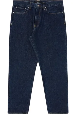 Edwin Straight Jeans, male, , Size: W28 Dark Marble Wash Denim Pants
