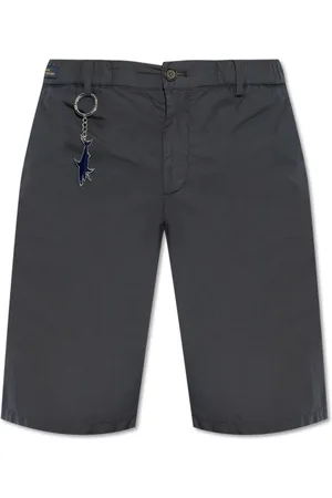 Paul & Shark Casual Shorts, male, , Size: 2XL Ultralight Poplin cotton bermuda with drawstring