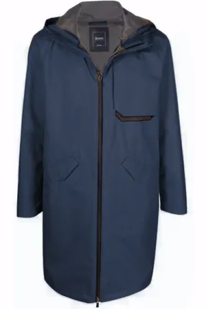 HERNO Parkas, male, , Size: 2XL Waterproof Hooded Nylon Jacket