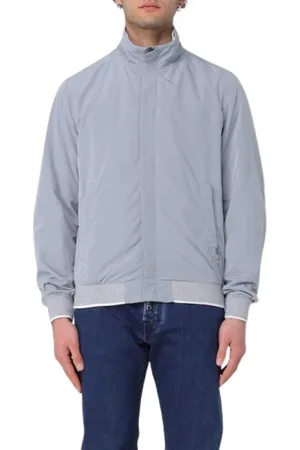 Paul & Shark Light Jackets, male, , Size: S Light Grey Coat