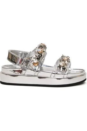 Tory Burch Flat Sandals, female, , Size: 7 1/2 US Kira Sandals
