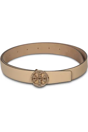 Tory Burch Belts, female, , Size: L Miller Smooth Belt