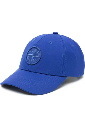 Stone Island Caps, male, , Size: ONE SIZE Cotton Cap with Embossed Logo