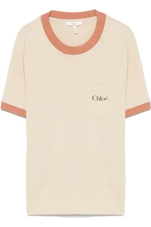 Chloé T-Shirts, female, , Size: L T-shirts and Polos with Pocket