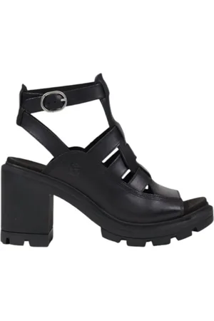 Timberland High Heel Sandals, female, , Size: 9 US Leather Buckle Strap Sandals