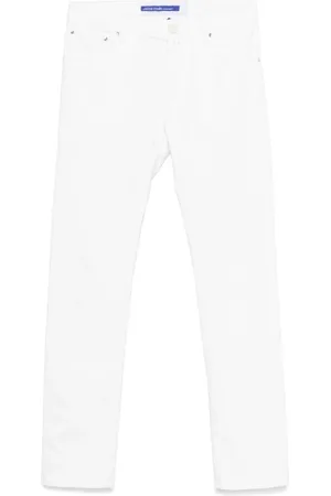 Jacob Cohen Slim-fit Jeans, male, , Size: W36 Trousers Button Fly Classic Pockets