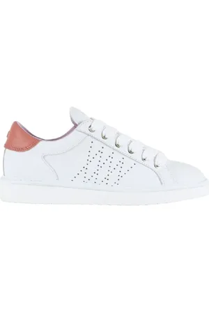 Panchic Sneakers, female, , Size: 6 US Lace-Up Sneakers with Coral Rear Spoiler