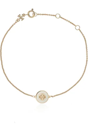 Tory Burch Bracelets, female, , Size: ONE SIZE Kira Enamel Chain Bracelet