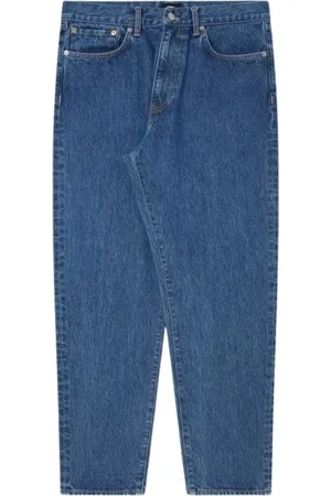 Edwin Straight Jeans, male, , Size: W33 Mid Marble Wash Denim Pants