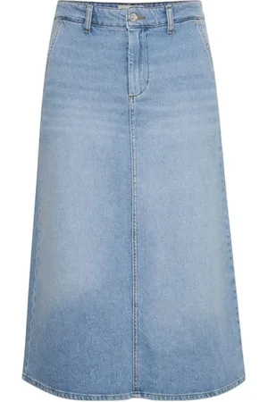 Part Two Denim Skirts, female, , Size: XL Denim Skirt