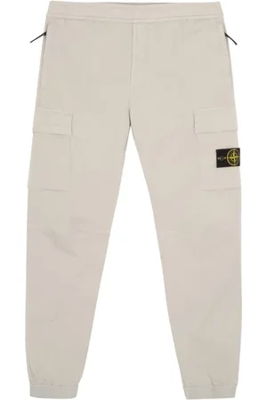 Stone Island Slim-fit Trousers, male, , Size: W32 Cuffed Combat Trousers