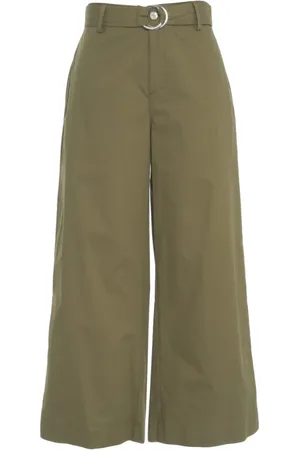 Liu Jo Wide Trousers, female, , Size: W27 Wide Leg High-Waisted Trousers