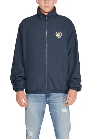 Tommy Hilfiger Light Jackets, male, , Size: S Zip-up Jacket with Front Pockets