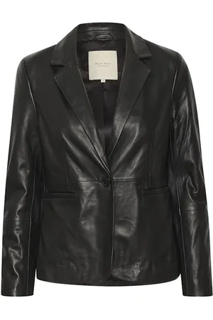 Part Two Leather Jackets, female, , Size: M VegaPW Leather Jacket