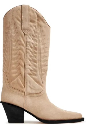 PARIS TEXAS Cowboy Boots, female, , Size: 8 US Suede Leather Boots