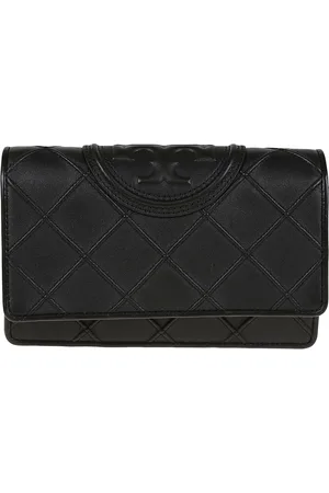Tory Burch Wallets & Cardholders, female, , Size: ONE SIZE Leather Wallet with Removable Strap