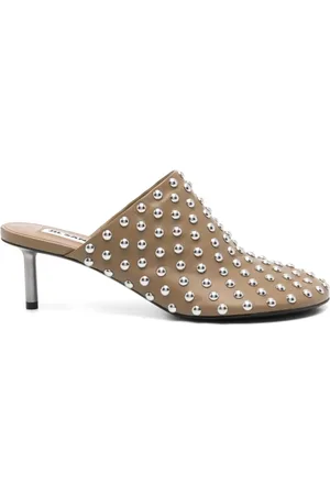 Jil Sander Heeled Mules, female, , Size: 7 US Stylish Mule Shoe