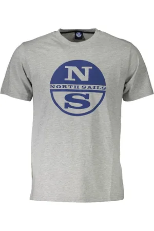 North Sails T-Shirts, male, , Size: XL Iconic Print Cotton T-Shirt