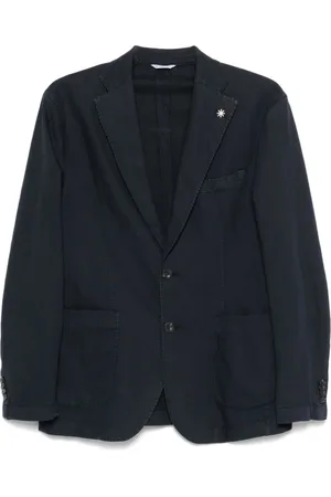 Manuel Ritz Blazers, male, , Size: M Jacket with Front Button Fastening