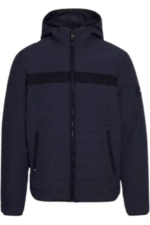 Tommy Hilfiger Down Jackets, male, , Size: S Hooded Puffer Jacket