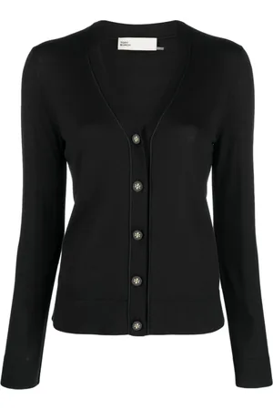 Tory Burch Cardigans, female, , Size: XS Simone Cardigan