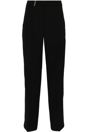 PESERICO SIGN Straight Trousers, female, , Size: XS Tailored Straight Trousers