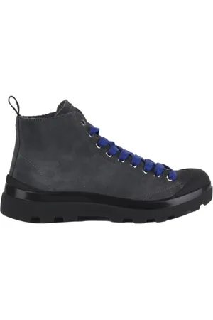 Panchic Lace-up Boots, male, , Size: 7 US Walnut/Cobalt Laced Shoes