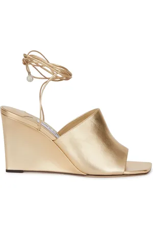 Jimmy Choo Wedges, female, , Size: 6 US Elyna 85 Wedge Sandals