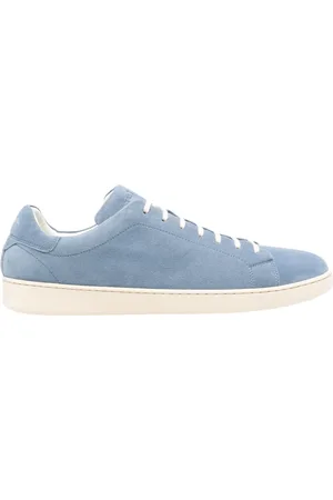 Kiton Sneakers, male, , Size: 9 US Light Suede Lace-up Sneakers