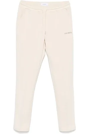 Les Deux Sweatpants, male, , Size: M Elastic waist trousers with logo print