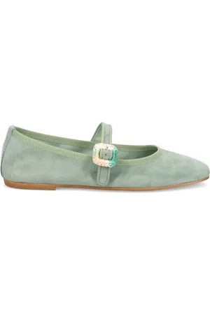 Belle Ballerinas, female, , Size: 10 US Suede Flat Shoe
