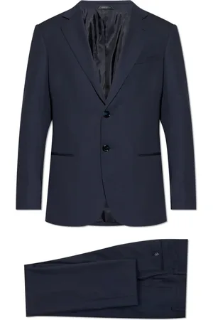 Giorgio Armani Single Breasted Suits, male, , Size: XL Wool Suit
