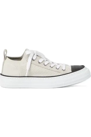 Brunello Cucinelli Sneakers, female, , Size: 10 US Lace-Up Sneakers Flat Sole