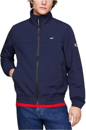 Tommy Hilfiger Light Jackets, male, , Size: M Urban Style Polyester Jacket