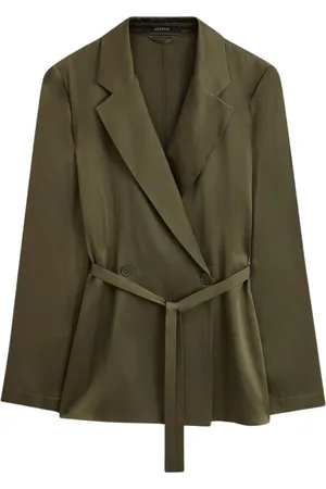 Joseph Blazers, female, , Size: L Silk Satin Joubert Jacket