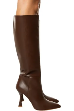 SERGIO LEVANTESI High Boots, female, , Size: 6 US Leather Boot - Cachemire Caravaggio