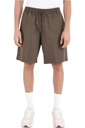 Dondup Casual Shorts, male, , Size: W38 Cotton Bermuda shorts with elastic waist