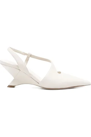 vic matiè Pumps, female, , Size: 10 US Slingback Sandals with Cut-Out Detailing