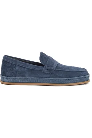 Hogan Loafers, male, , Size: 8 US Suede Slip-On Shoes