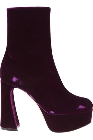 Gianvito Rossi Heeled Boots, female, , Size: 11 US G73157 Velluto
