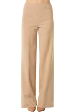 D.EXTERIOR Straight Trousers, female, , Size: L Elegant Corda Wide-Leg Palazzo Pants