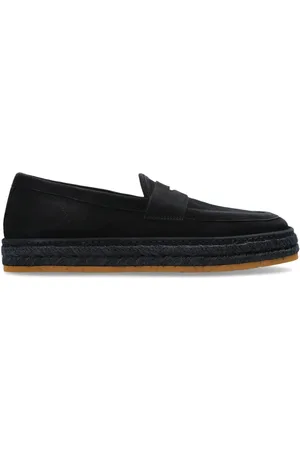 Giorgio Armani Loafers, male, , Size: 9 US Suede espadrilles