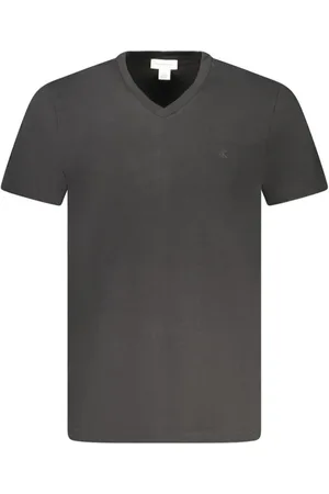 Calvin Klein T-Shirts, male, , Size: S V-Neck Cotton T-Shirt