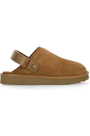 UGG Clogs, male, , Size: 11 US Leather Sandals with Velcro Fastening