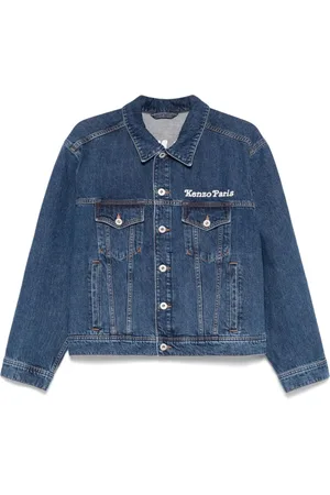 Kenzo Denim Jackets, female, , Size: M Indigo Denim Jacket
