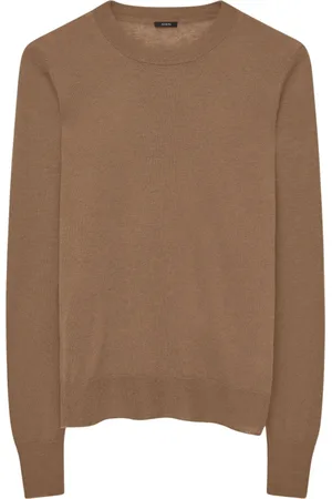 Joseph Round-neck Knitwear, male, , Size: M Cashair Round Neck Jumper