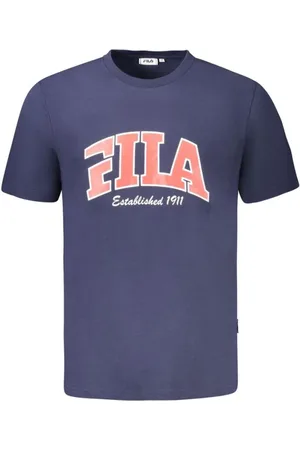 Fila T-Shirts, male, , Size: S Graphic Tee 1911 Fusion Style