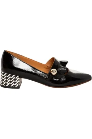 Chie Mihara Pumps, female, , Size: 6 US Patent Fringe Heeled Loafer