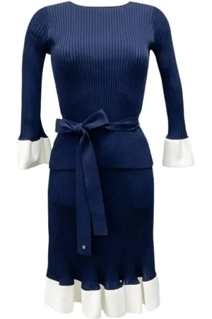 Carolina Herrera Short Dresses, female, , Size: XS Knit Set with Belt
